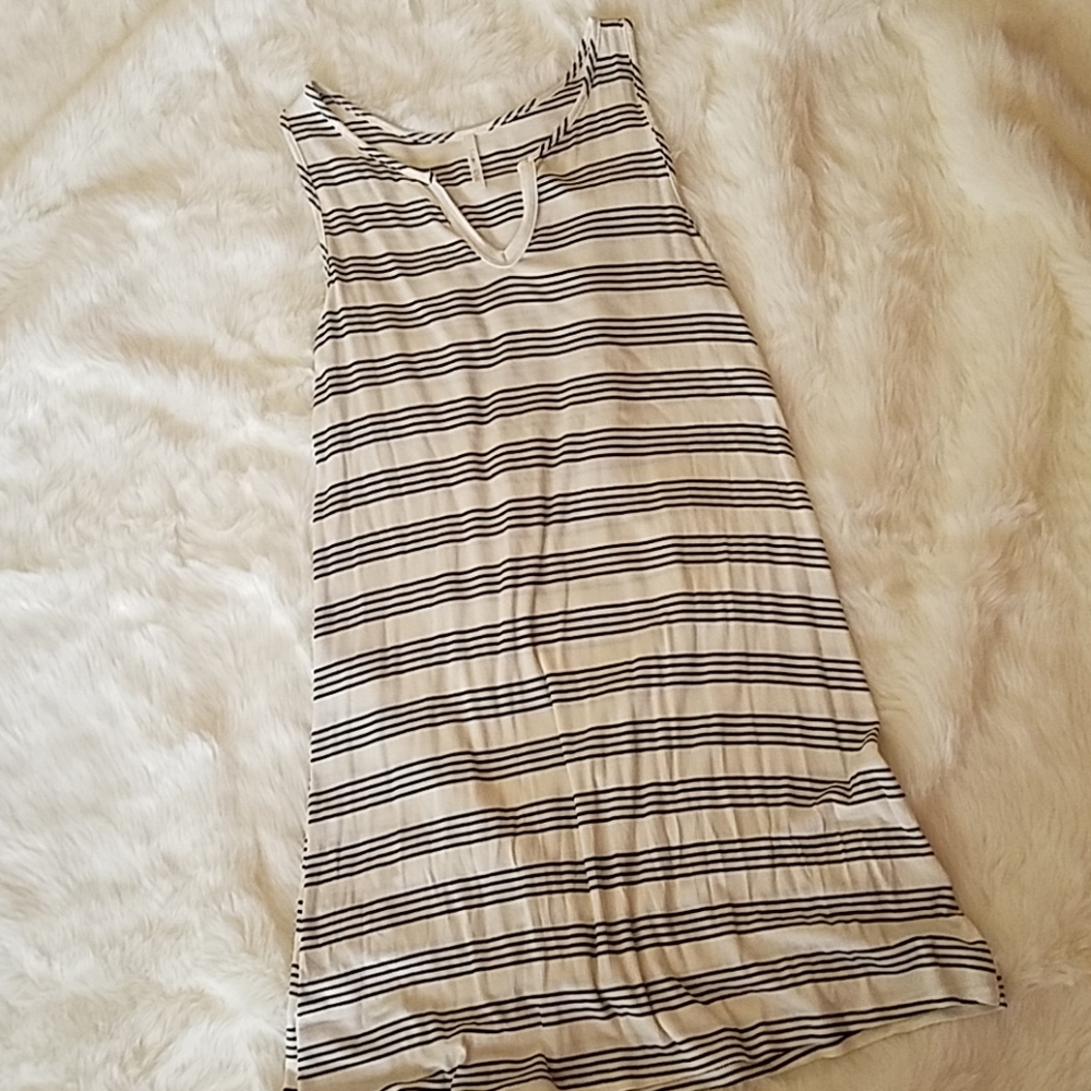 Striped swing dress